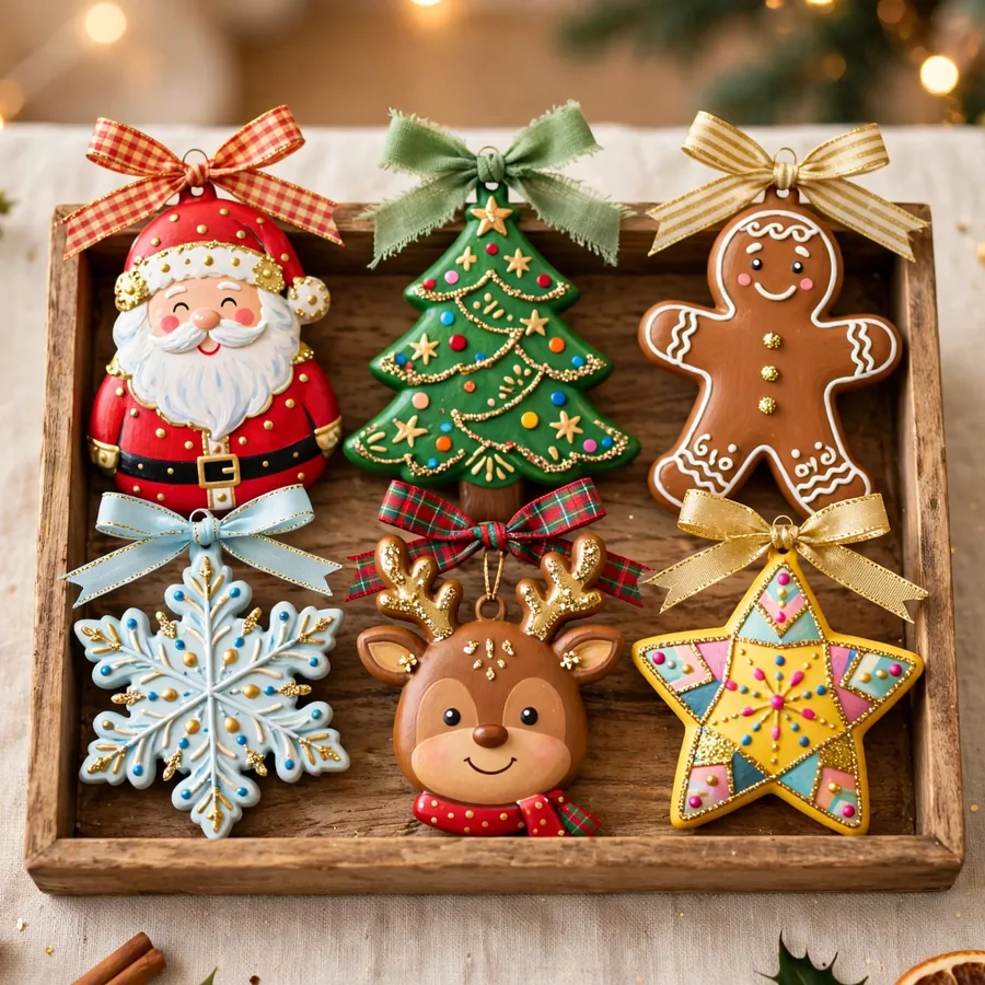 Christmas Tree Set of 6 — Jojopo, handmade in Surrey, BC
